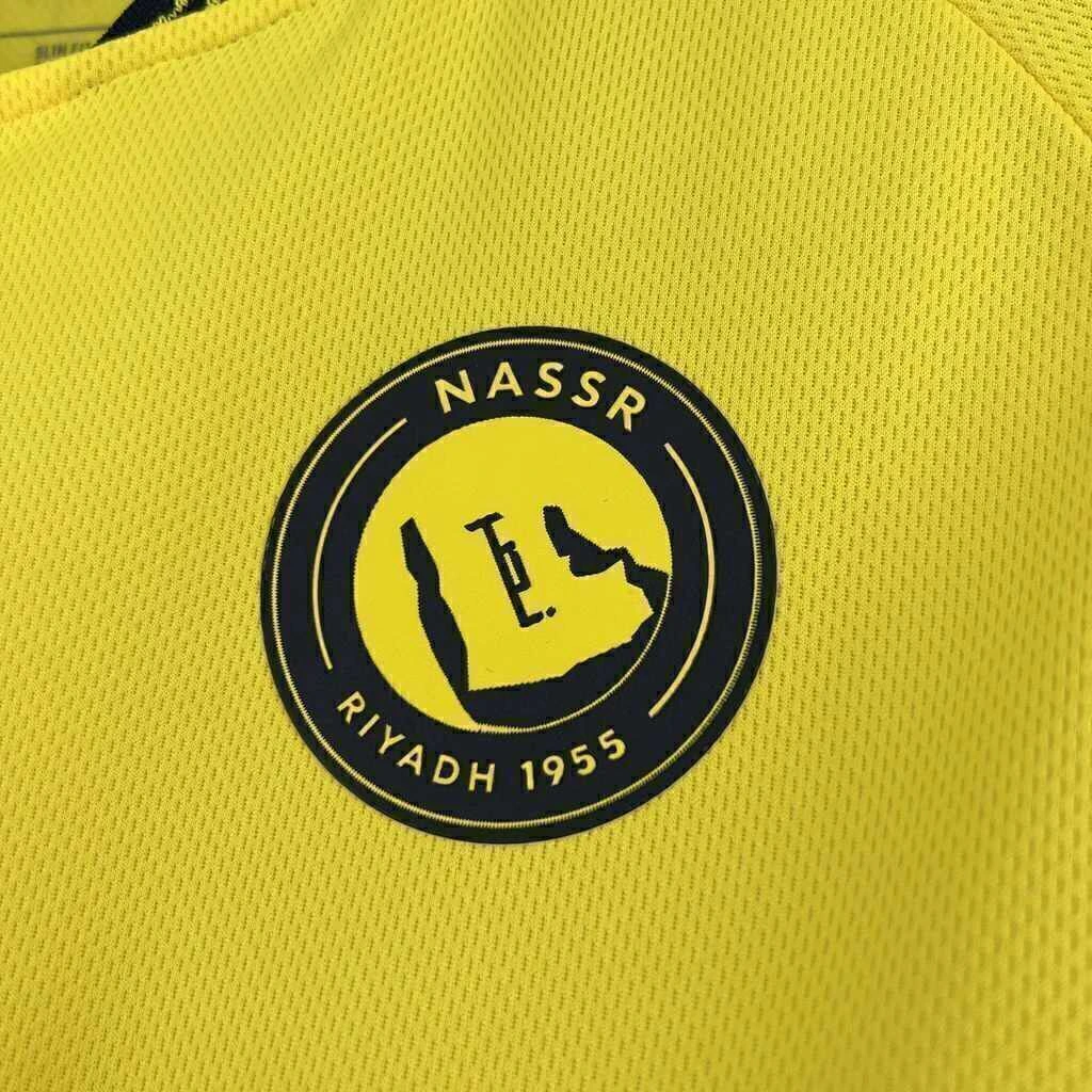 26/27 Al Nassr Jersey - Home - Amarela e Blue — foto 3