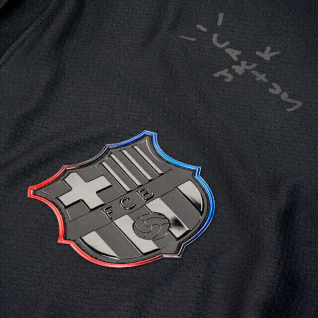 24/25 Barcelona Cactus Jack x Travis Scott Black Away Jersey — foto 3